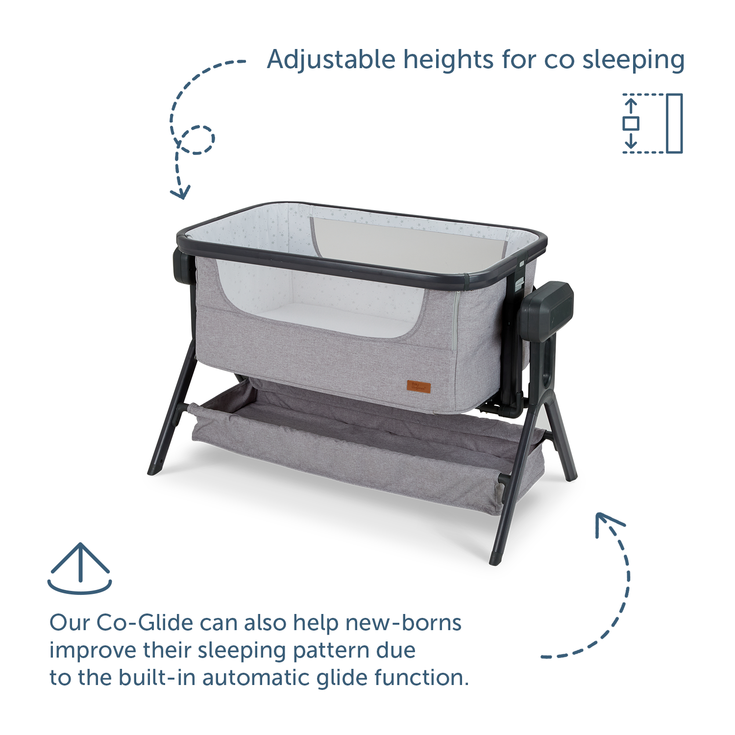 Co Glide Electric Bedside Crib