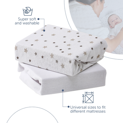 Travel Cot Sheets Buy Travel Cot Fitted Sheets Sheets for Travel Cot Online Baby Elegance