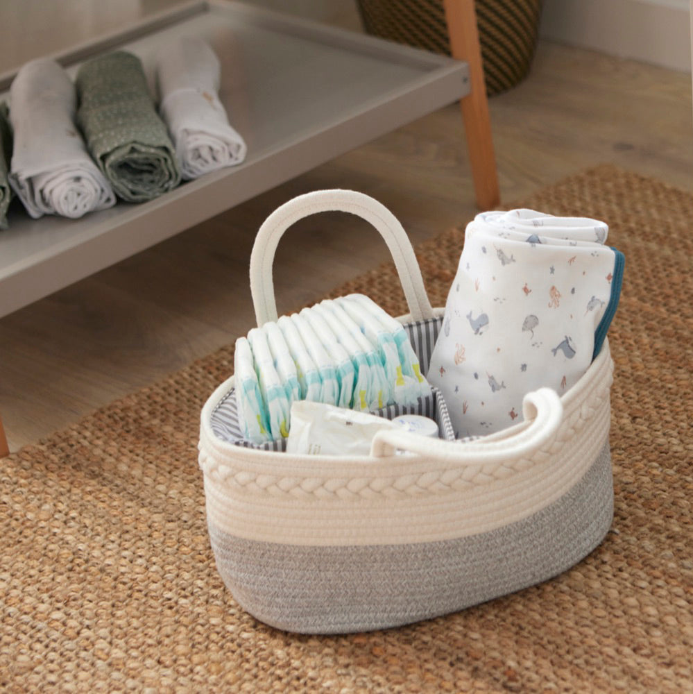 Nappy Caddy Basket Organiser