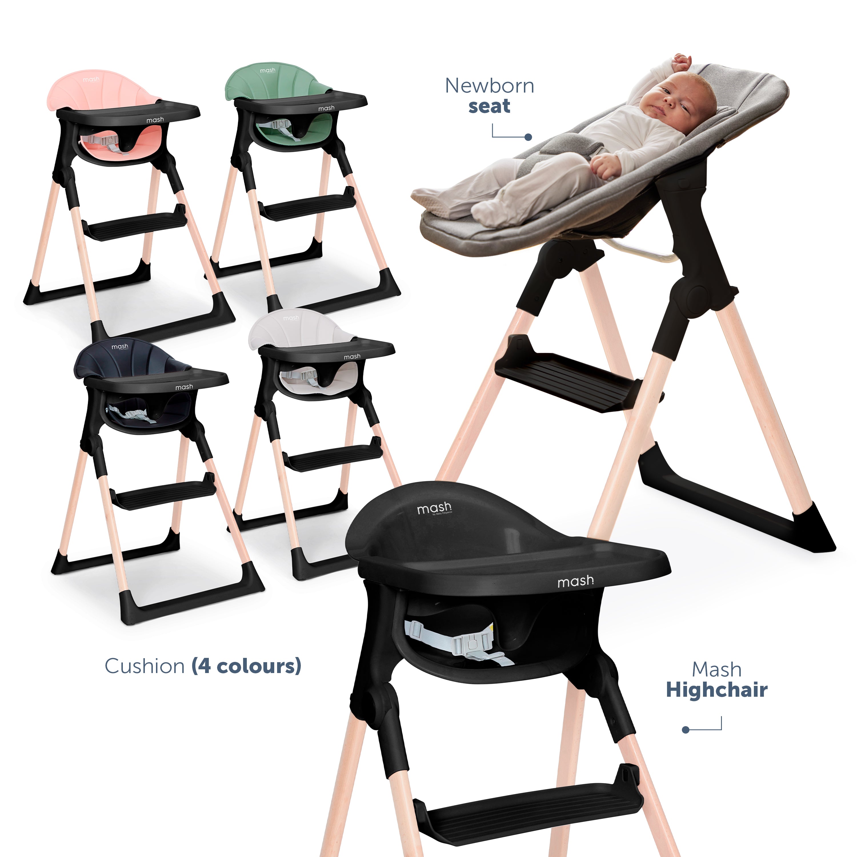 Mash High Chair Bundle