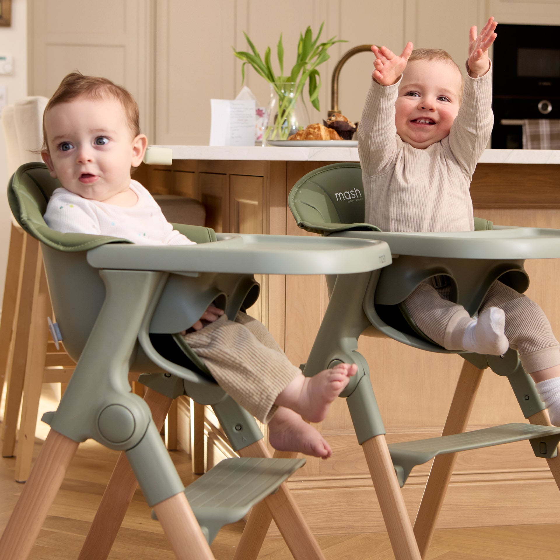 Mash High Chair Bundle - Sage