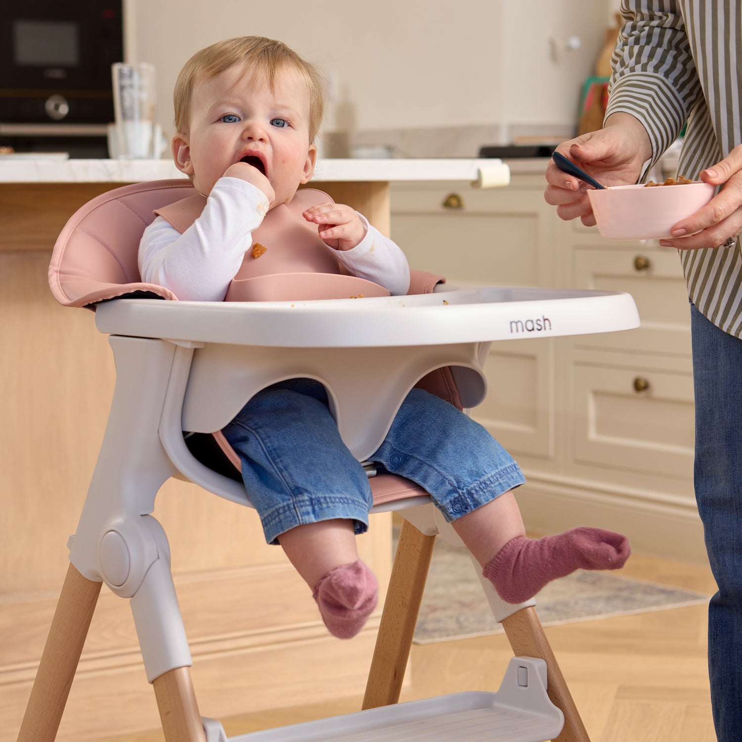 Mash High Chair Bundle - White