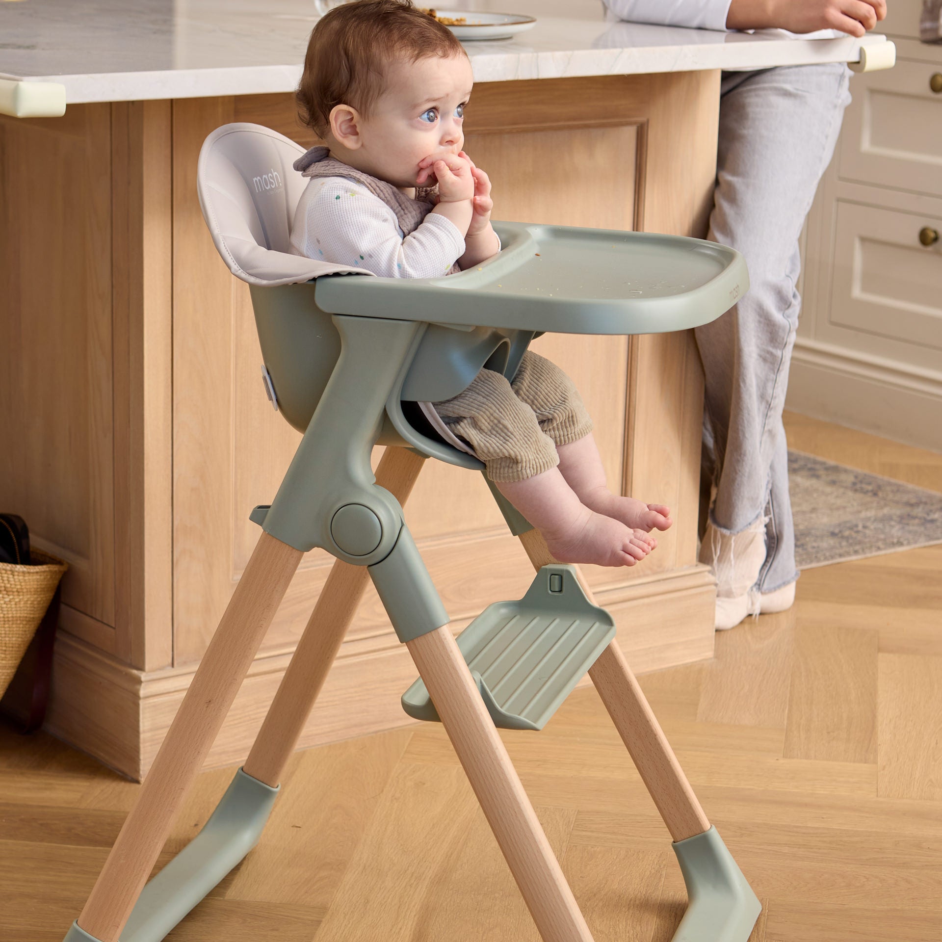 Mash High Chair Bundle - Sage