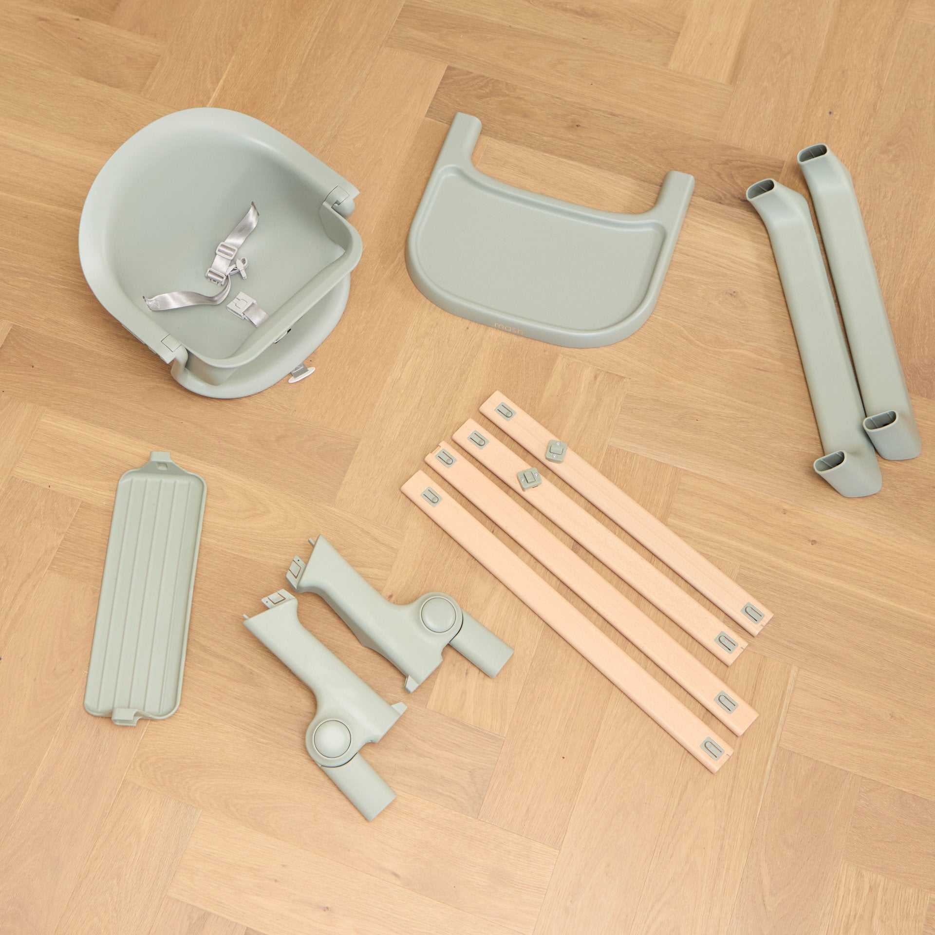 Mash High Chair Bundle - Sage