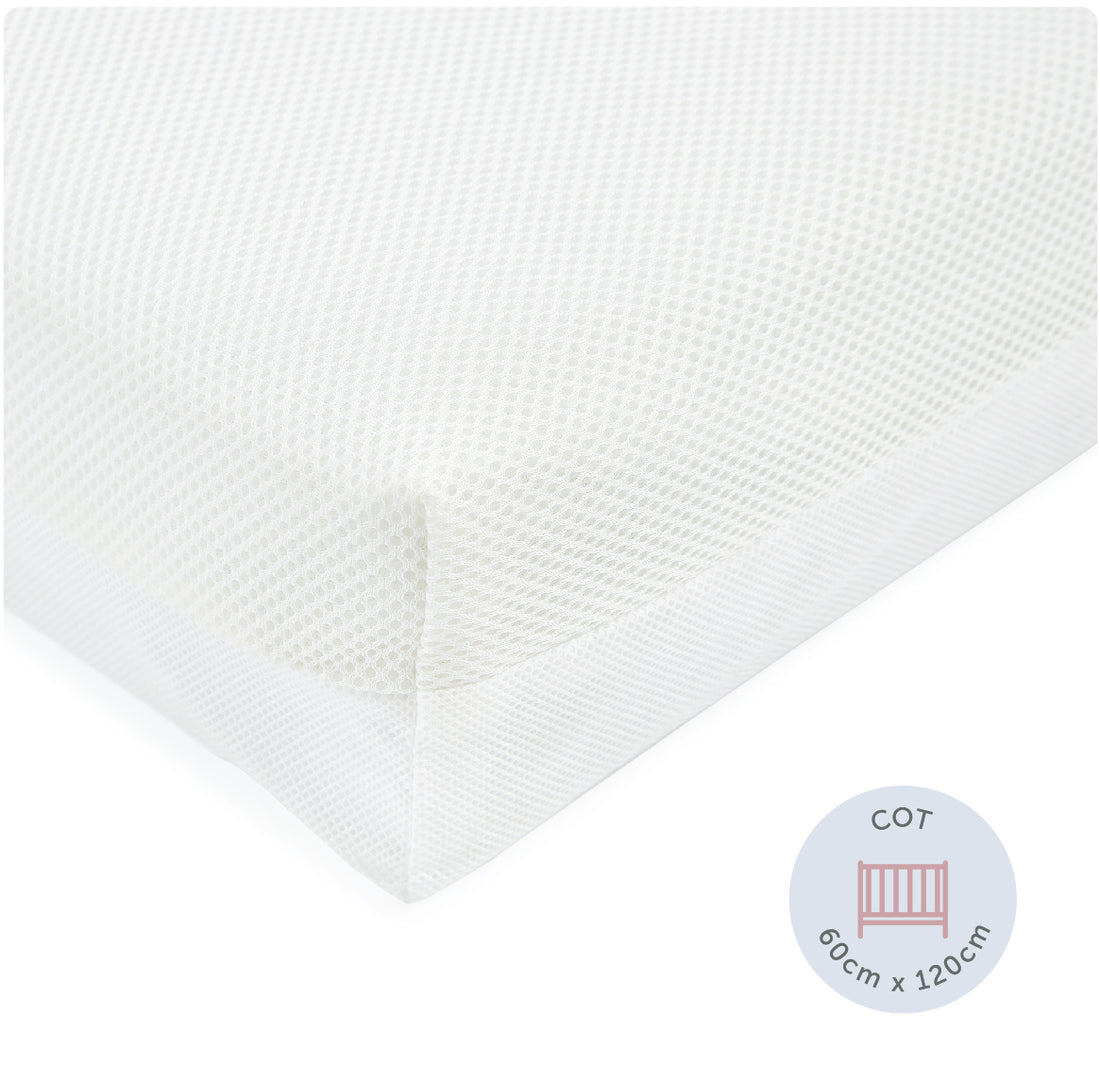 Cot Mattress - Breath-Dry - 60 x 120 x 10cm