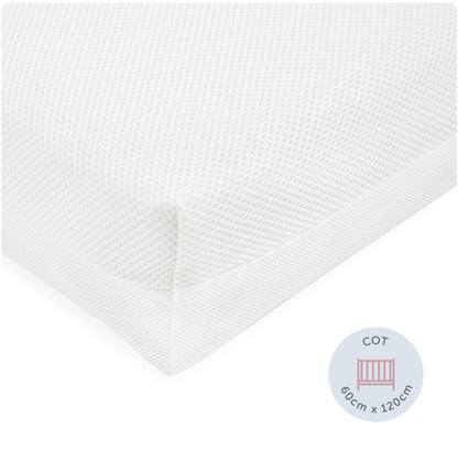 Cot Mattress - Breath-Dry - 60 x 120 x 10cm