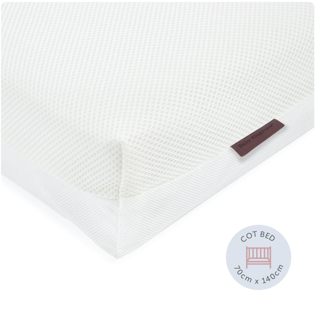 Cot Bed Mattress - Breath-Dry - 70 x 140 x 10cm