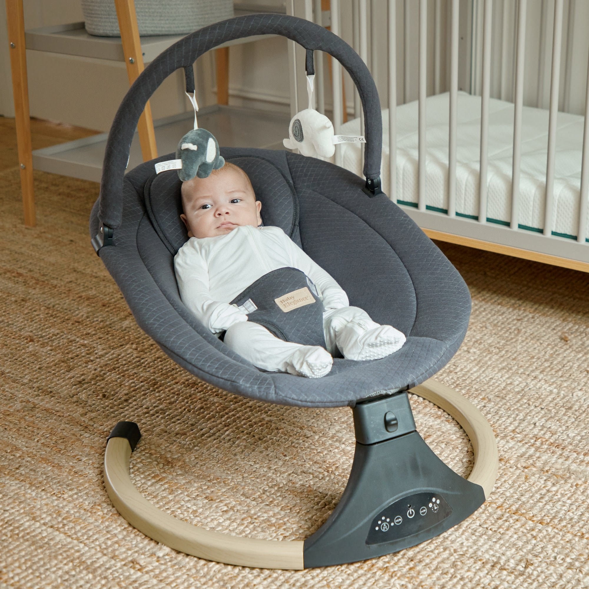 Automatic swing baby chair best sale