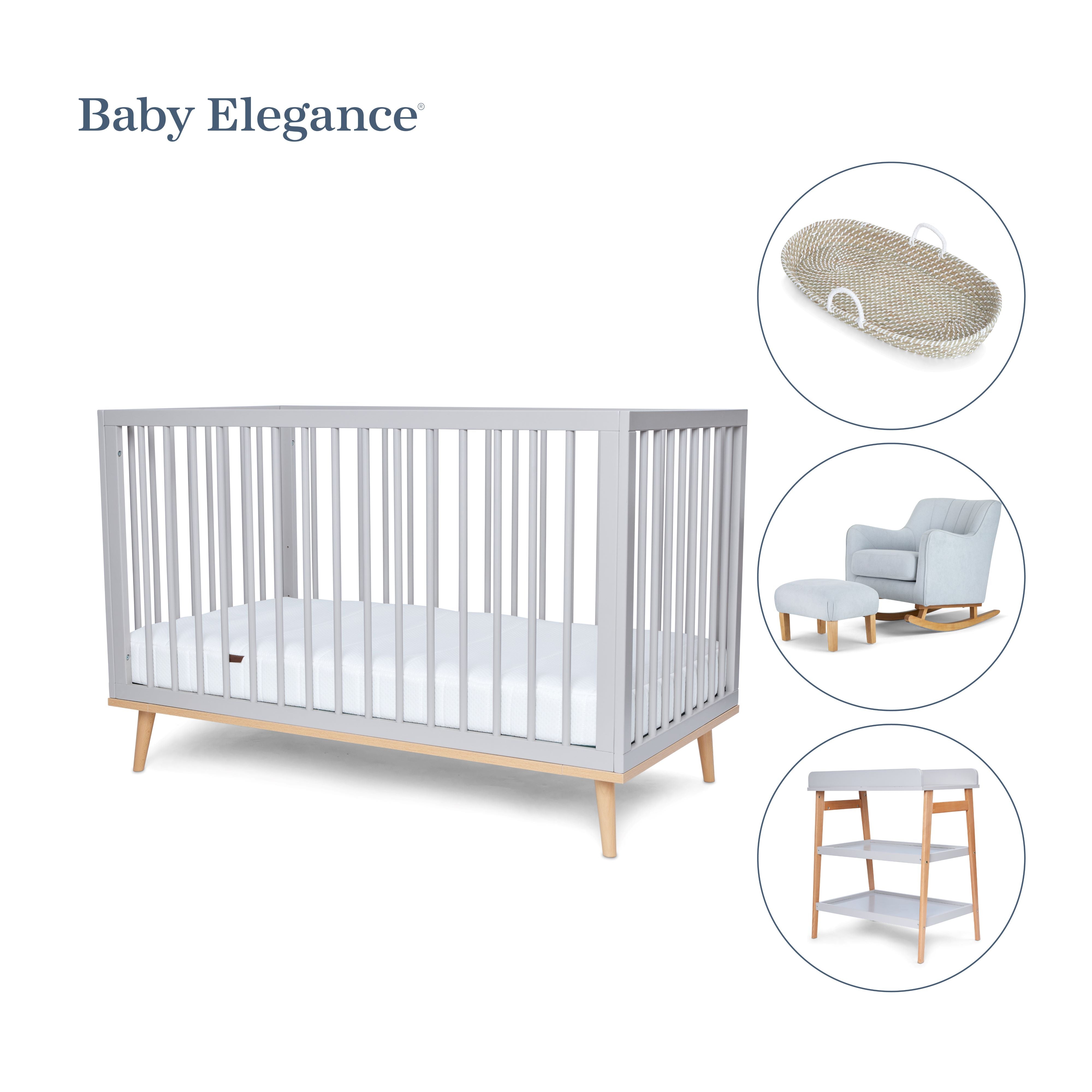 Baby elegance kim top cot