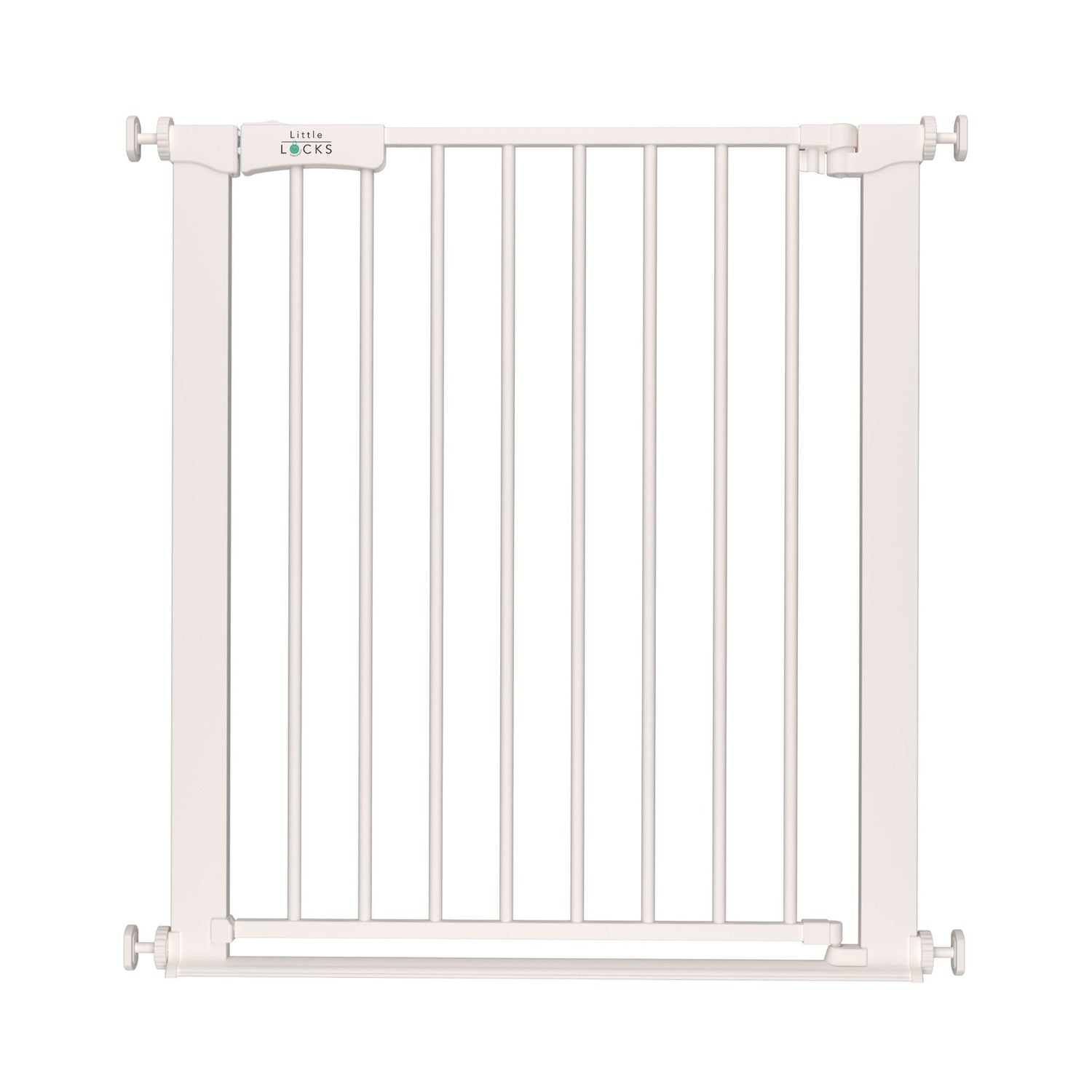 Little Locks Flat Step Safety Gate White | Baby Elegance