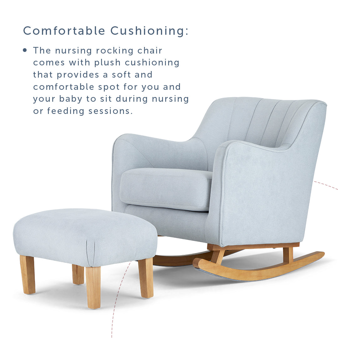 Ollie Rocking Chair with Stool – Baby Elegance