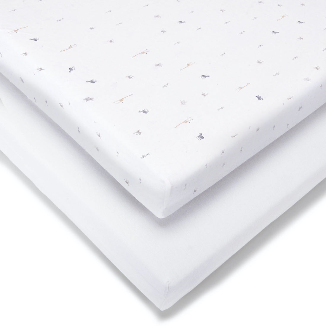 Travel Cot Sheets - 70 x 100cm - 2 Pack