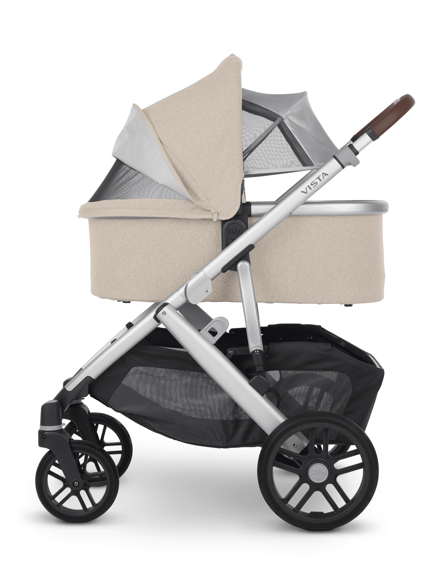 How to carry top uppababy vista when folded