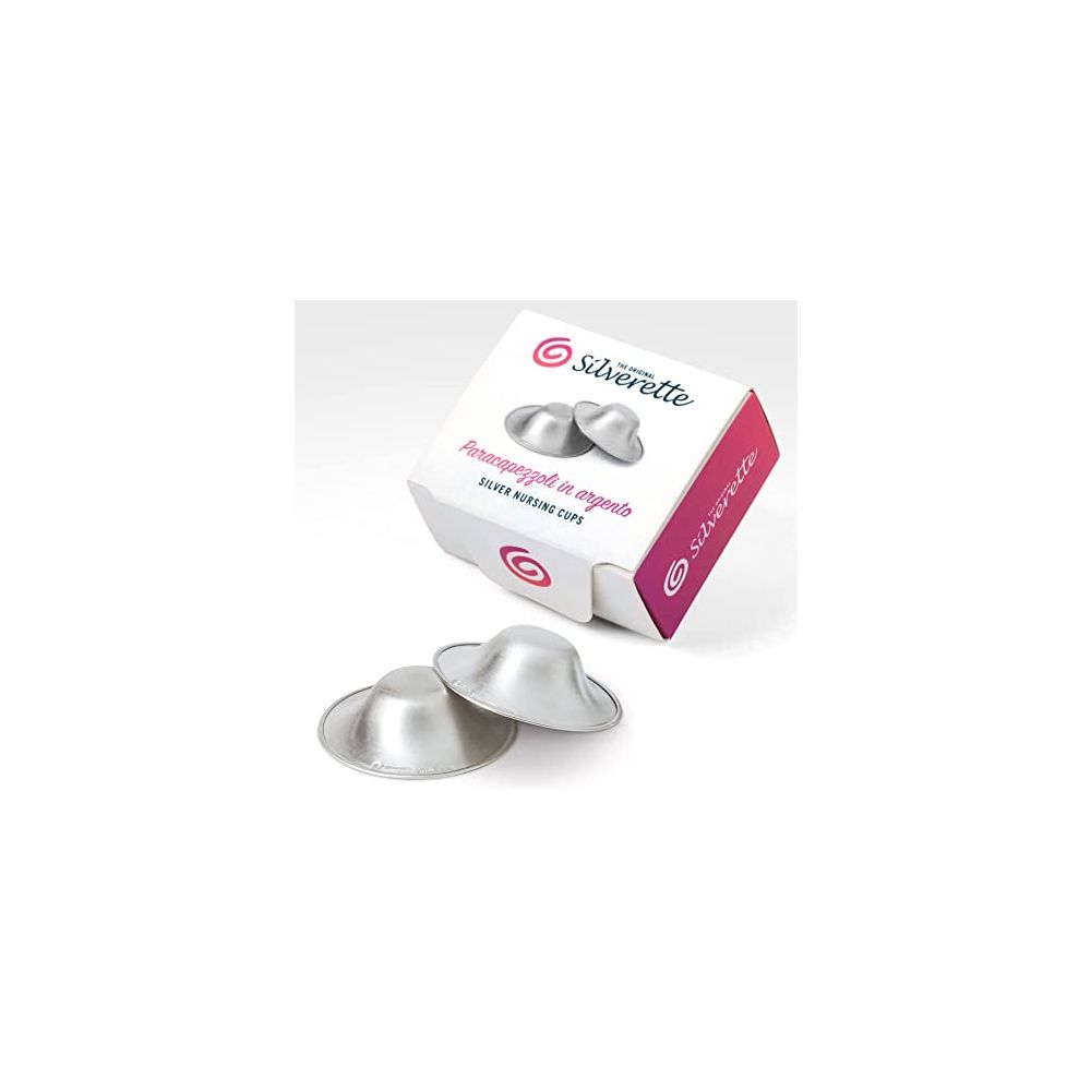 Silverette Nursing Cups - The Original Cup Pure 925 Silver – Baby Elegance